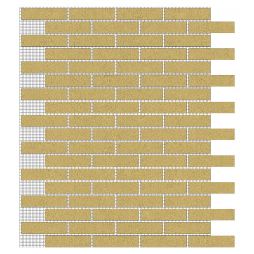 Кирпич на сетке Капучино стандарт