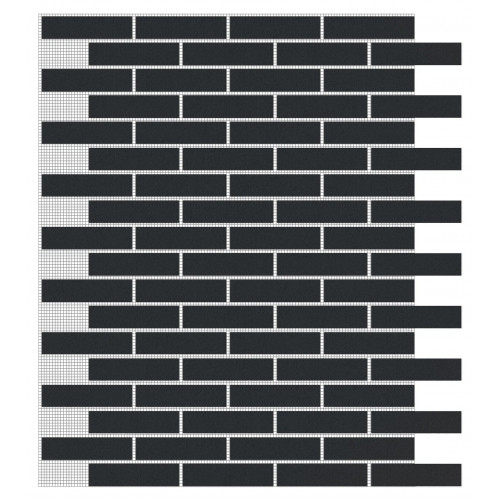 Кирпич на сетке Графит стандарт