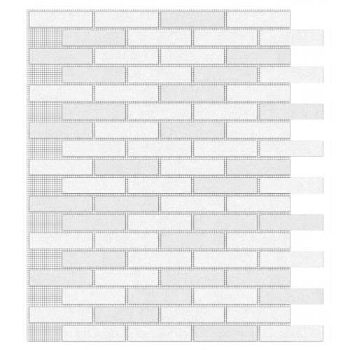 Кирпич на сетке Классика Mix